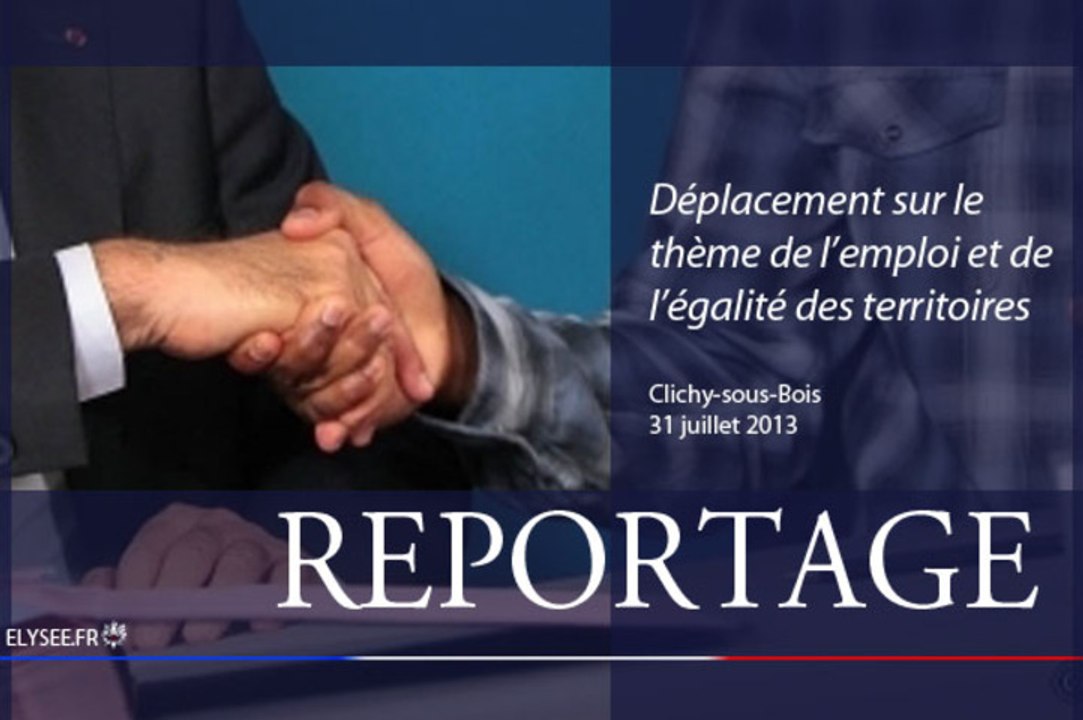 [REPORTAGE] Signature du premier contrat "Emploi franc" à Clichy-sous-Bois