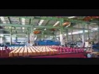 Mineral wool board turning conveyor