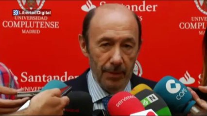 Rubalcaba no valora el registro de la sede del PSC