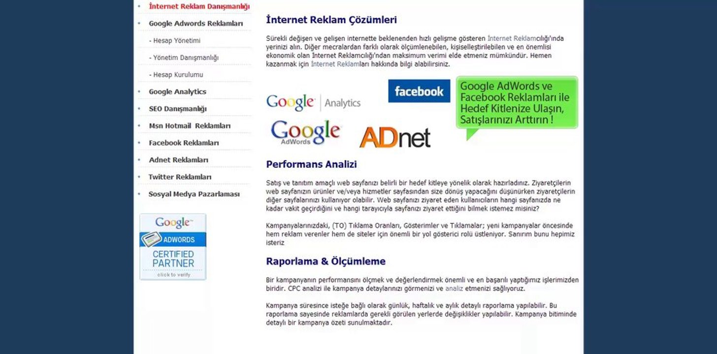 İnternette Reklam