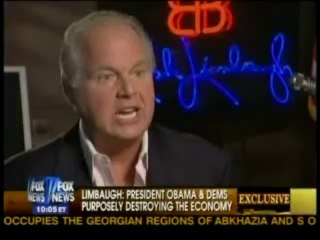 Rush Limbaugh on Greta (1 of 5)_ Obama Destroying the Economy on Purpose