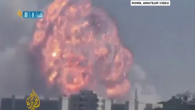 Syrie : explosion d'un dépôt de munitions à Homs