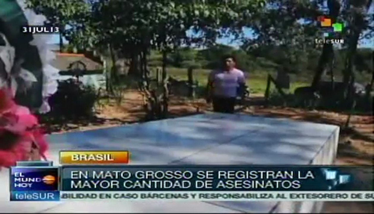 Indígenas de Brasil exigen demarcación de sus tierras ancestrales