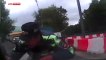 Hit and run of a russian guy who try to smash a policeman.