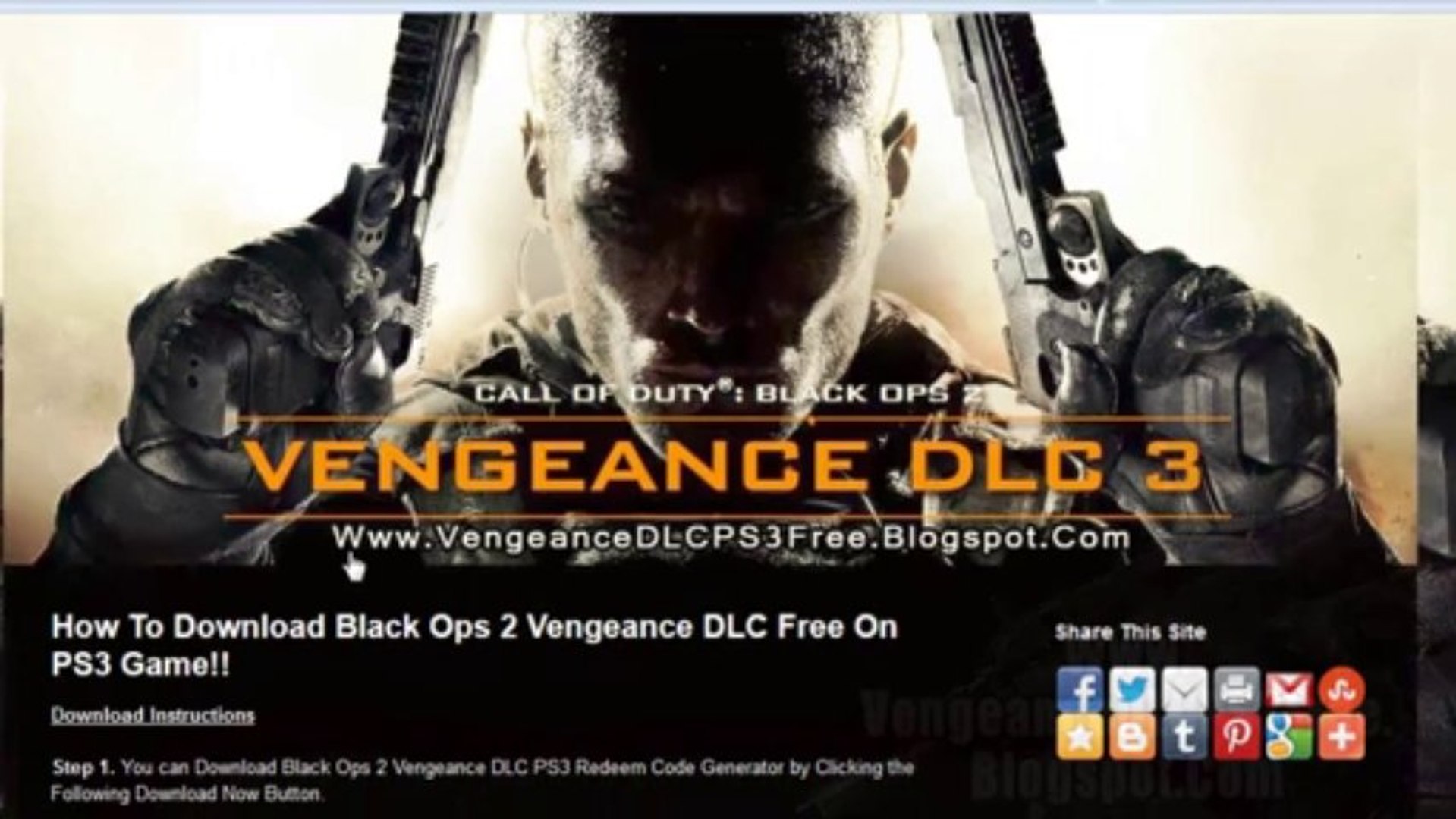 How To Download Black Ops 2 Vengeance PS3 Map Pack DLC - video Dailymotion