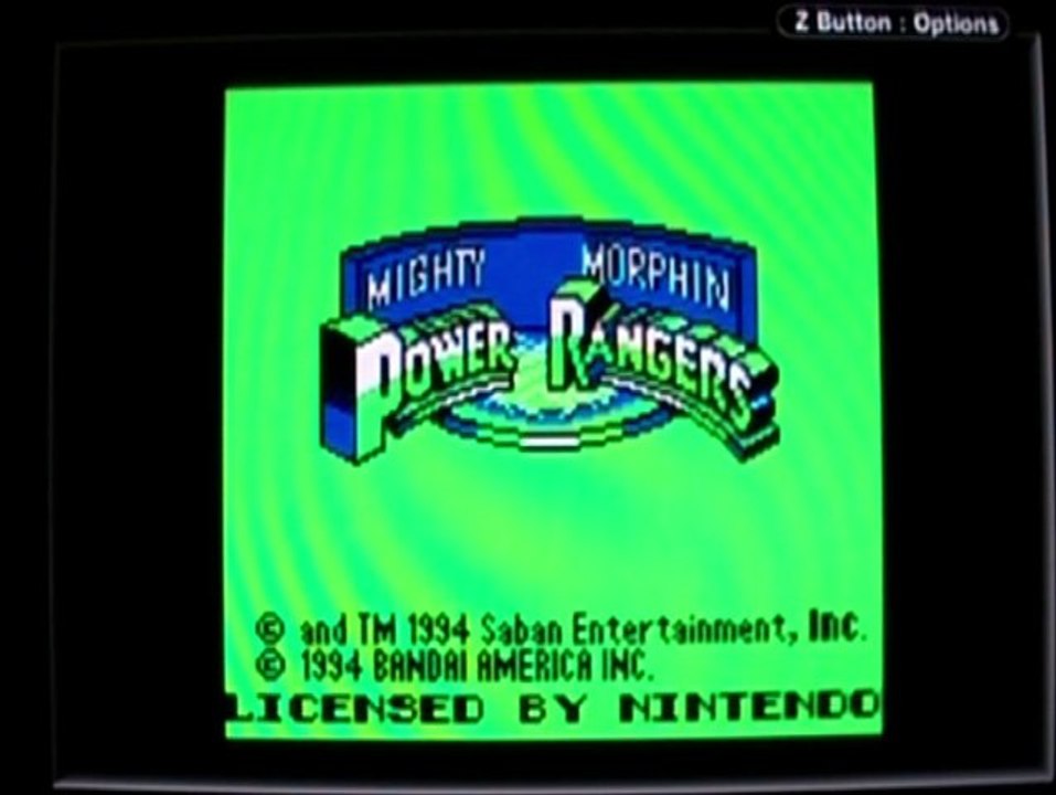 First Level - PrIm - Mighty Morphin Power Rangers - Gameboy