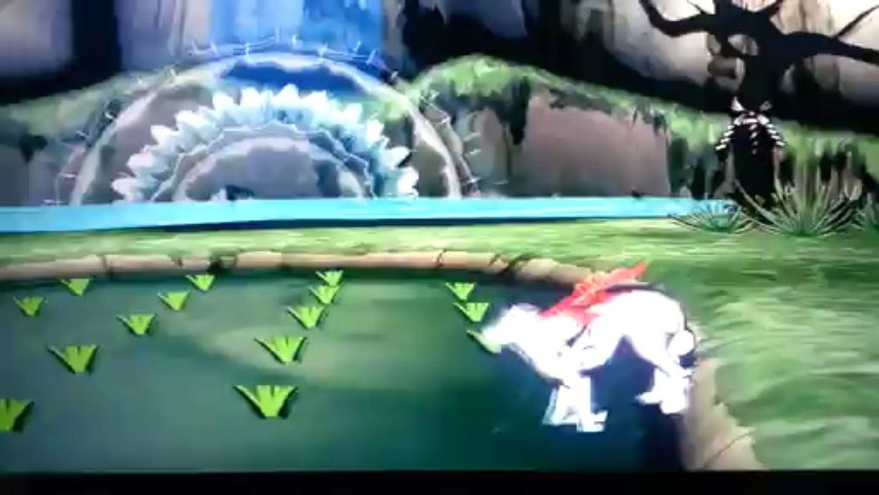 Amaterasu gets rubbed by Kushi
