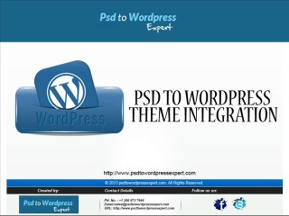 PSD to WordPress Theme Integration