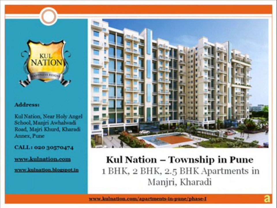 1 BHK and 2 BHK Flats/Apartments in Kharadi Pune at Kul Nation