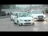 Aiims Flyover - The fast road gets slow in Delhi Monsoons