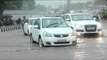 Aiims Flyover - The fast road gets slow in Delhi Monsoons