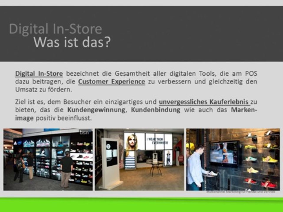 Digital In-Store - Neue Customer Experience im Einzelhandel durch digitale Tools