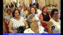 Bitonto | Cittadinanza onoraria al Gen. Achille