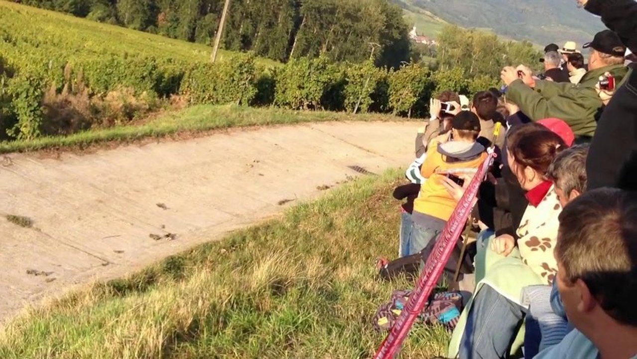 Crash de Solberg au WRC Rallye de France Alsace 2012 à Epfig