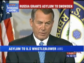 Russia grants asylum to Snowden
