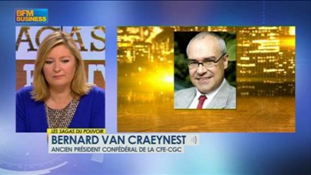 Carole Couvert, présidente de la CFE-CGC dans Les Sagas du Pouvoir - 2 août 2/4