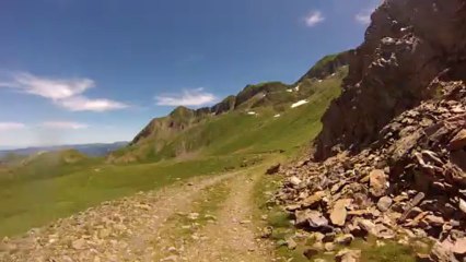 Descente du Port d'Aula en VTT