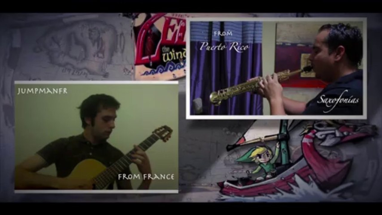Zelda Wind Waker: Aryll's Theme duet with Jovannyrodz (Saxofonias) — Guitar + saxophone