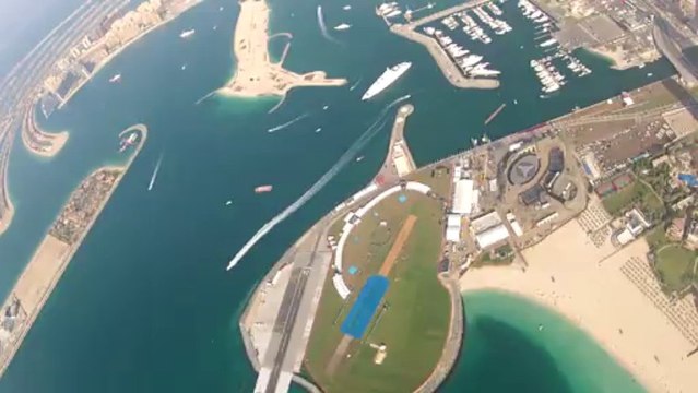 PARACHUTISME - CHAMPIONNATS DU MONDE DUBAI 2012 : Canopy Piloting - 3 décembre 2012 Saut 5