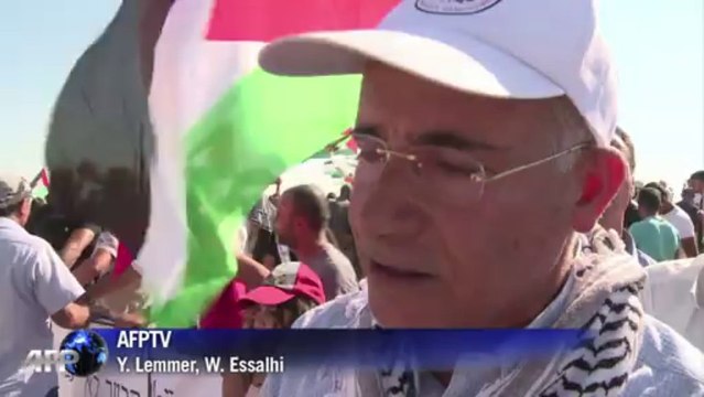 Manifestations contre le déplacement de bédouins en Israël