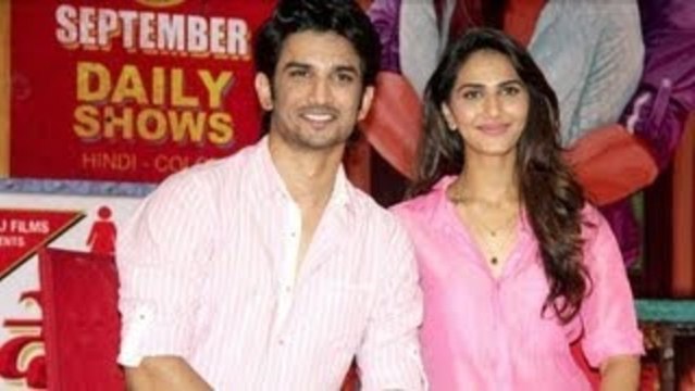 Sushant Rajput & Vaani Kapoor @ Shuddh Desi Romance 'Gulabi Song' Launch !