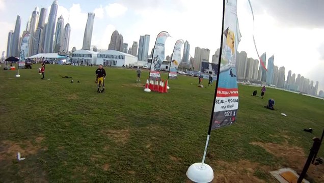 PARACHUTISME - CHAMPIONNATS DU MONDE DUBAI 2012 : Canopy Piloting 3 Décembre 2012 - Saut 9