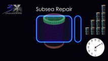 Corroded subsea pipe's repair with REINFORCEKiT-4D Subsea