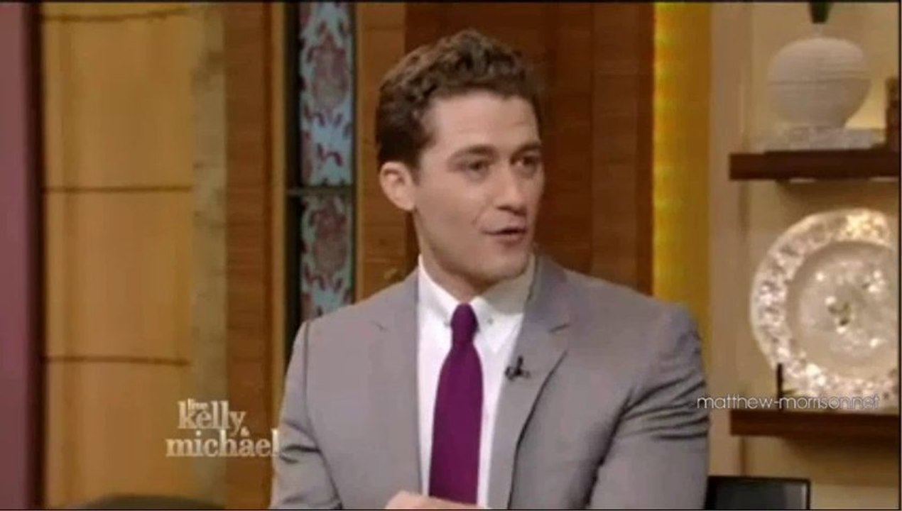 Matthew Morrison on Kelly and Michael (August 2 2013)