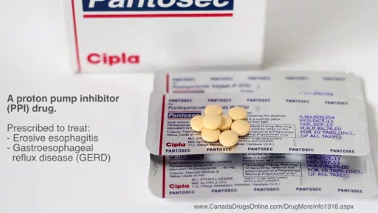 Generic version on Protonix, Pantoprazole, Pantosec, Pentab