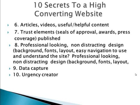 Dental Website Marketing - Top10 Website Conversion Tips Pt2