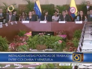 Arrancó la reunión para revisar cooperación entre Colombia y Venezuela