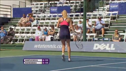 Carlsbad: Radwanska baja a Hantuchova de la nube