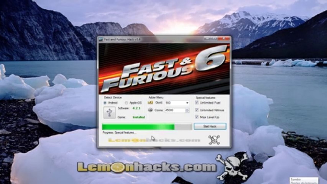 Fast and Furious 6 Hack tool IOS & Android 2013 August