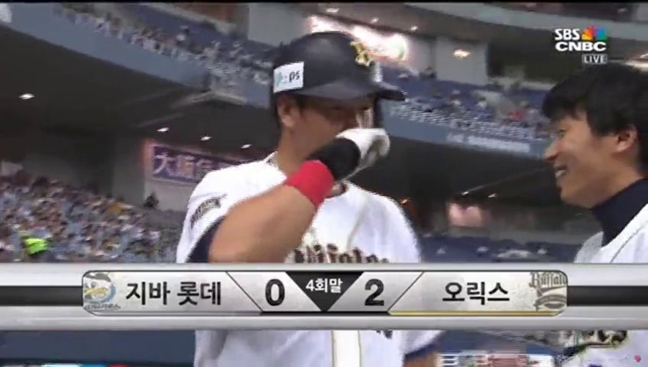 이대호  李大浩 18호 홈런 (130802) 오릭스 vs 치바롯데