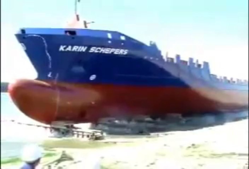 Mise à l'eau de quelques géants des mers