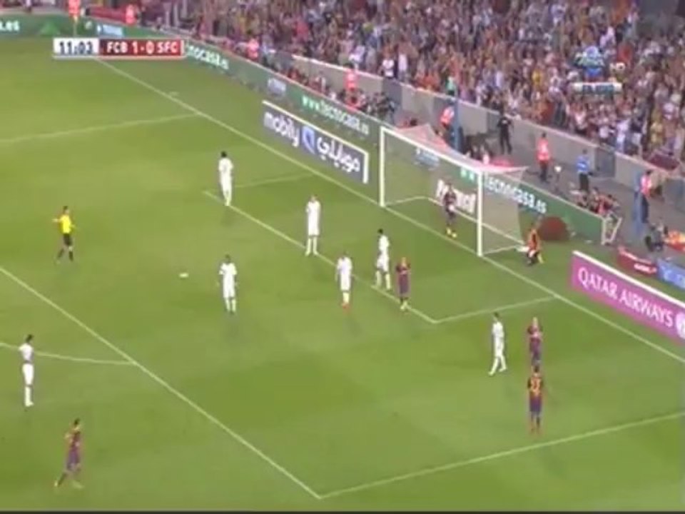 Barcelona Vs Santos 4-0, MT