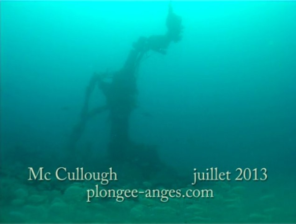 John G Mc Cullough de la poupe à l'étrave par le flanc babord