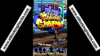 ▶ Subway Surfers Paris Hack Cheat * FREE Download August 2013 Update.APK