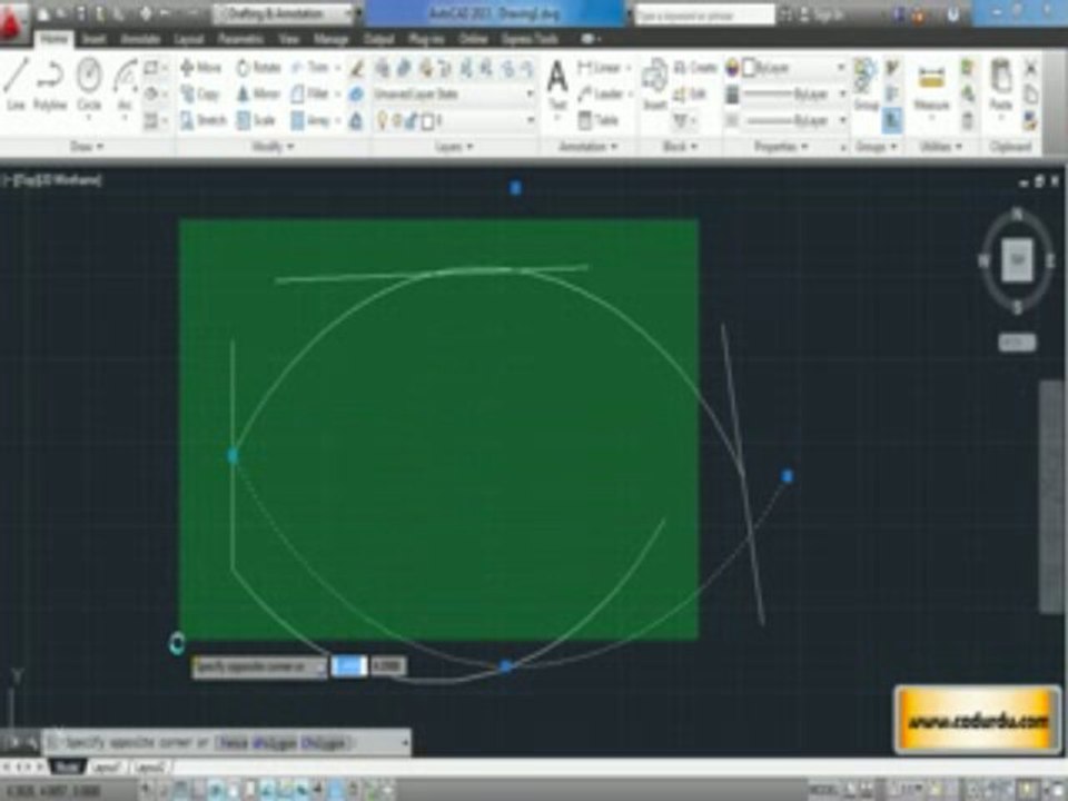 Arc in CAD 2013