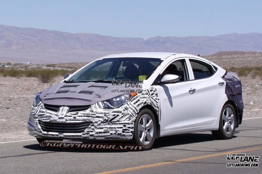2014/15 Hyundai Elantra Caught In The Spy Shots!