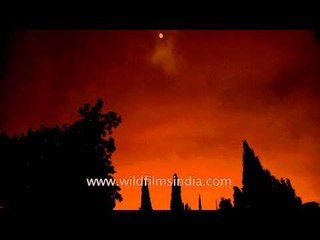 This is how moon looks from the Western Hemisphere : America