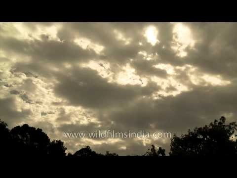 Time lapse of Wandering clouds above the United States