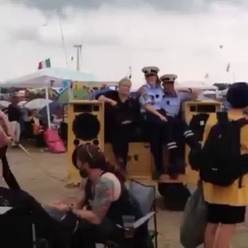 Danish police show off their dance moves
