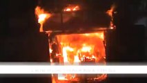 Lakhs charred in Axis Bank ATM fire