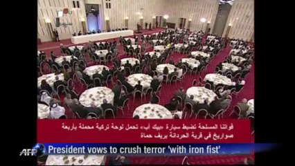 Syria's Assad in rare televised address