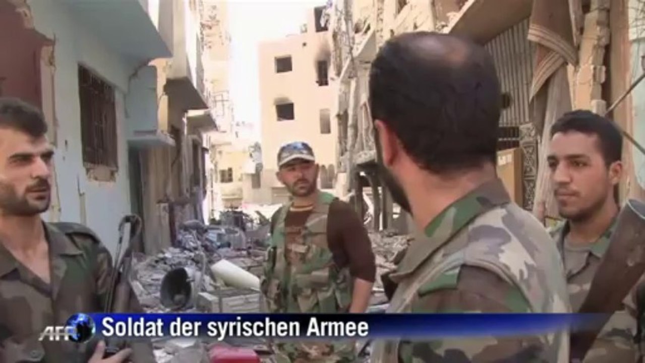 Häuserkampf um Homs - Armee drängt Rebellen in Syrien zurück