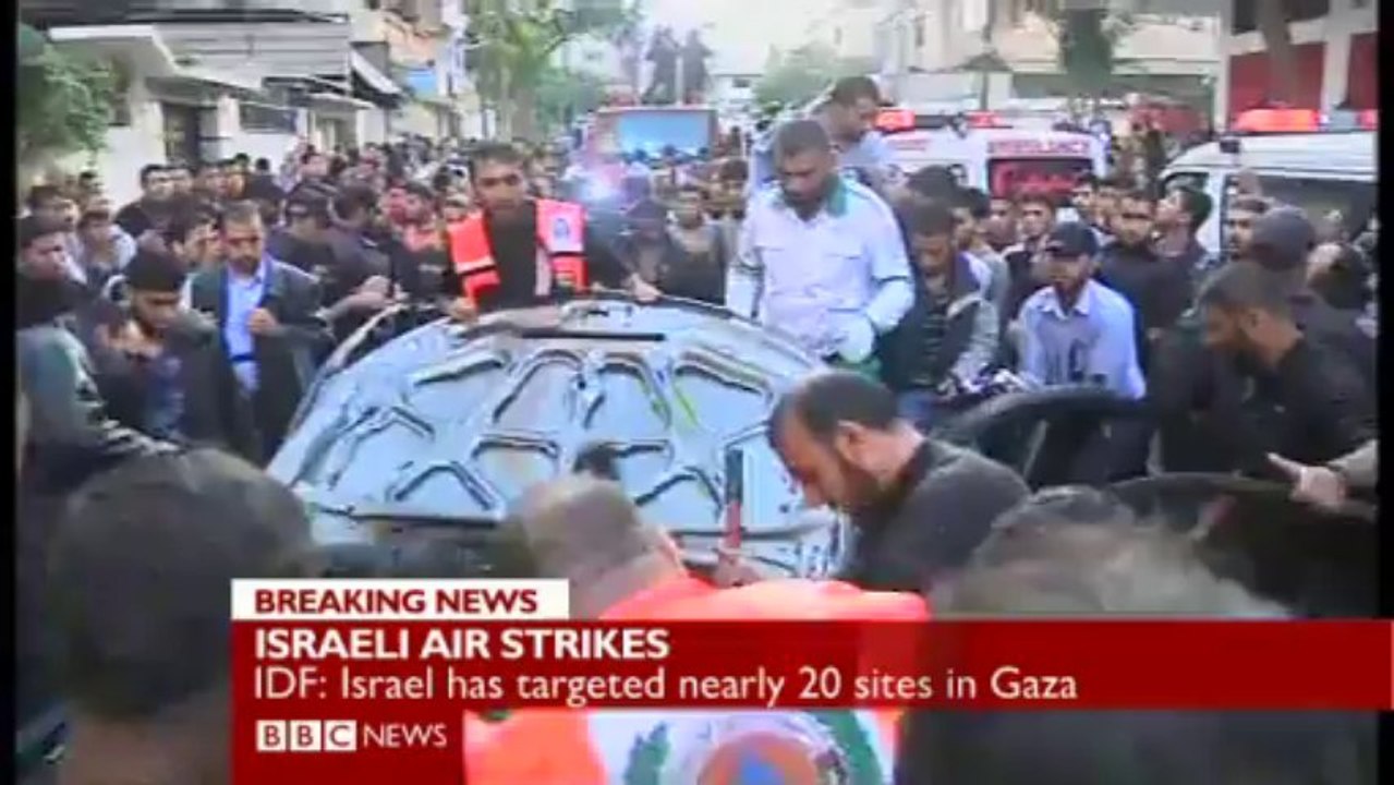 Jonathan Sacerdoti on BBC News discussing the killing of Ahmed Jabri, head of Hamas' military wing