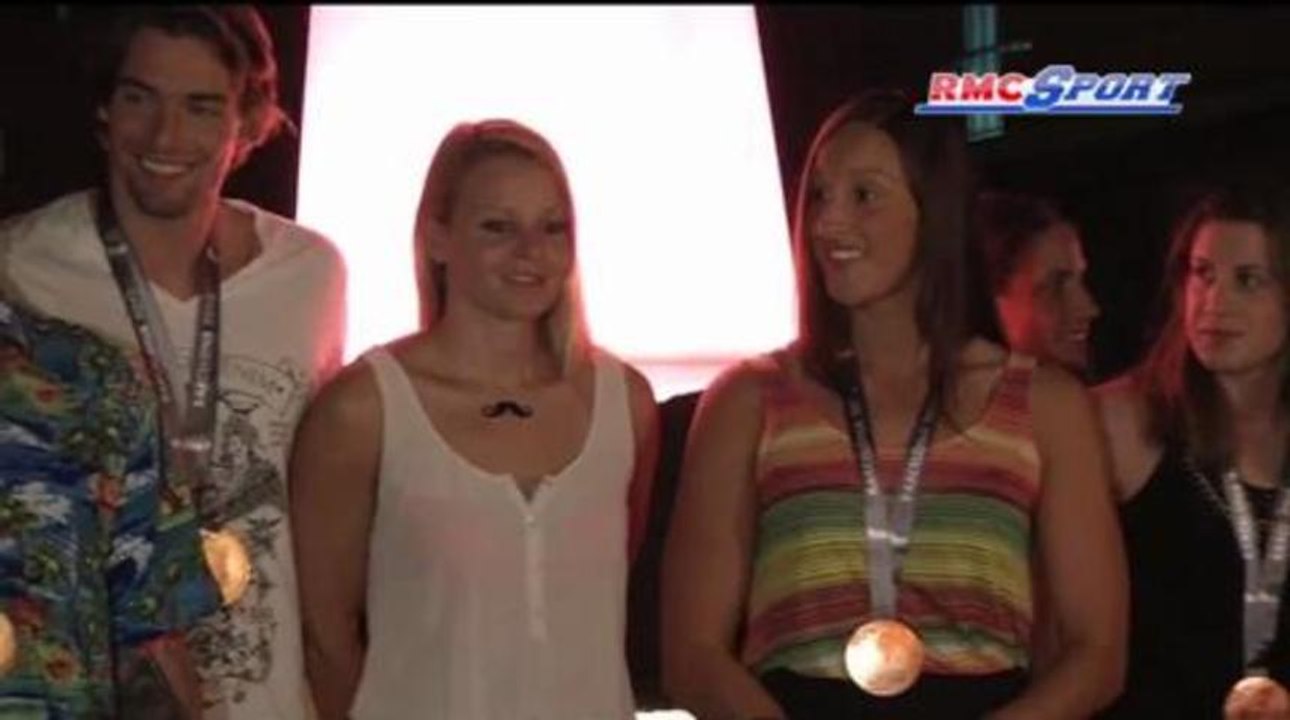 Mondiaux de Barcelone / Les nageurs français en sortie après leurs exploits - 05/08