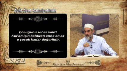 Âyet Âyet Şahsiyetimiz 10.Bölüm B