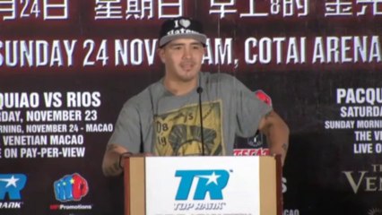 Boxeo - Pacquiao y Ríos, de gira promocional